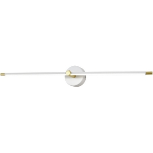 Настенный светодиодный светильник Escada Focus 10289/1LED White 10Вт, металл/силикон, белый/золото