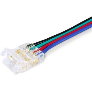 Соединитель гибкий двухсторонний COB RGB 12/24V для лент 10mm (4 конт.) (5шт) Ambrella Illumination GS7921