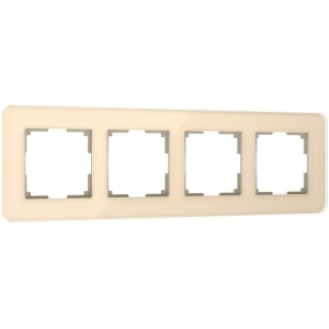 Рамка из стекла на поста айвори (a057885) Werkel Elite W0042443