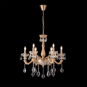 Подвесная люстра Crystal Lux ELIZABETH SP6 BRASS
