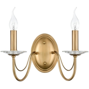 Бра Lumion Incanto 8033/2W металл/стекло, медь/прозрачный E14 2*40W 220V подсвечник