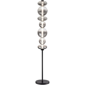 Торшер ST Luce Perlina SL6119.405.40 Черный/Дымчато-Серый LED 1*40W 3000K