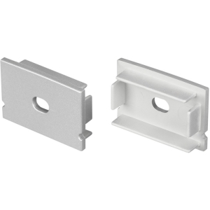 Заглушка LINE-3020 SILVER с отверстием (Arlight, Пластик) 057058