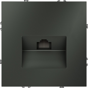 Розетка Ethernet RJ-45 (титан) Voltum S70 VLS060106