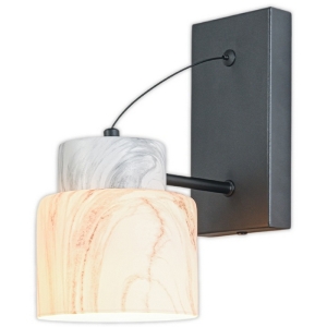 Бра Escada Marfeel 1173/1A E27*60W Black/Marble white