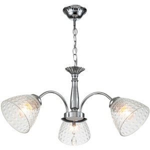 Подвесная люстра 658/3PL E27*40W Escada Freesia Chrome
