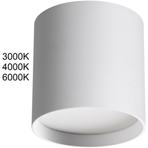 Потолочный светильник точечный светодиодные холодный свет 6500k Odeon Light Oben 7130/8CL белый/металл IP20 LED 8W 480Лм 3000K/4000K/6000K 120° 220V