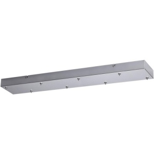 База Odeon Light Base 5058/SL серебристый/металл 7X для линии SCROW, SHINY /82х15см