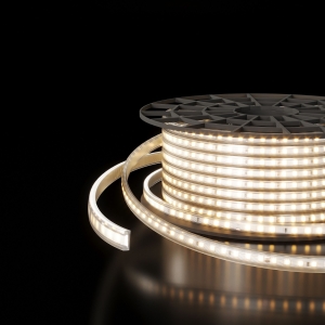 Светодиодная лента 220 В 18 Вт/м 180 Led/м 2835 IP65, дневной белый 4200К, 50 м Лента светодиодная 220V 18W 180Led 2835 двухрядная IP65 дневной белый, 50 м