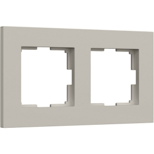 Рамка на 2 поста Slab (дымчатый софт) Werkel W0022917 (a071621)