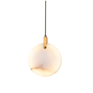 Подвесной светильник 11391P 15cm Brass / White Alabaster