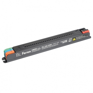 Трансформатор для светодиодной ленты с диммированием 60W 24V IP20 клипсы Feron LB006 52128