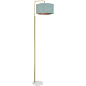 Торшер Lumion Velveta 8074/1F золото/зеленый, металл/камень/текстиль E27 1*60W 220V