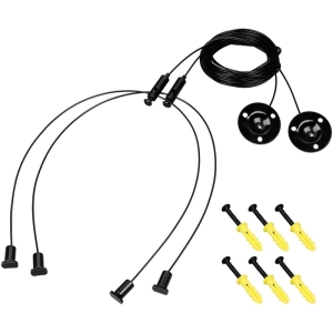 Подвес LINE-6070 2x4m Set BLACK (Pad 9x2mm) (Arlight, Металл) 056259