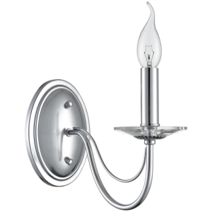 Бра Lumion Incanto 8034/1W металл/стекло, хром/прозрачный E14 1*40W 220V подсвечник