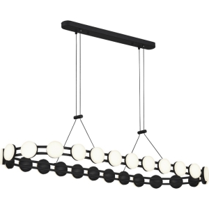 Подвесной светильник ST Luce Monro SL6610.403.26 черный/белый LED 1*50W 4000K