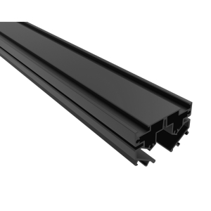 Встраиваемый магнитный шинопровод в натяжной ПВХ потолок 2 м 48V Crystal Lux UX5 CLT 0.136 01 L2000 BL