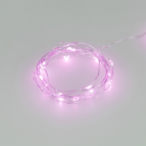 Светодиодная гирлянда ARD-DEW-HOME-2000-CLEAR-20LED-STD Purple (3V, Battery Pack) (Ardecoled, IP20) 048706