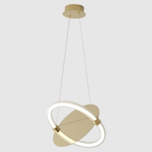 Подвесной светильник светодиодный с пультом Crystal Lux NEBULA SP22W LED GOLD