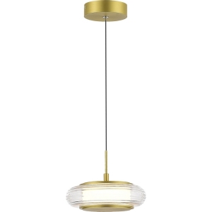 Подвесной сетильник ST Luce Frittela SL6239.203.01 золото/прозрачный LED 1*7W 3000K
