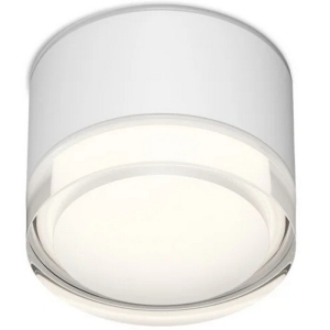 Накладной влагостойкий светильник Denkirs Aqua DK-DH2610-WH GX53 15 Вт LED IP44 белый алюминий акрил