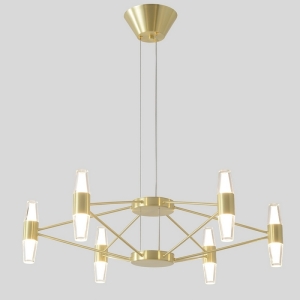 CRYSTAL LUX Люстра DOROTEA SP6 GOLD