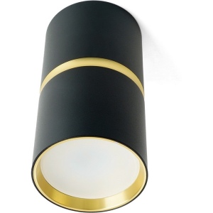 Светильник потолочный Feron ML186 Barrel ZEN MR16 GU10 35W 230V,  чёрный, золото