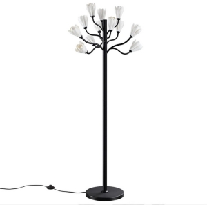 Торшер Odeon Light Gardi 5090/12F черный матовый/белый/фарфор G4 LED 12*5W