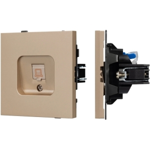 Механизм компьютерной розетки SCT-TENDO-MPC1-PL-GD (RJ-45, CAT6) (Arlight, Песочный)
