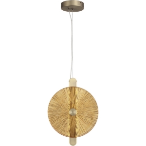 Подвесной светильник ST Luce Wasi SL6141.313.01 бронза/янтарь LED 1*11W 4000K