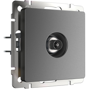 ТВ-розетка оконечная (графит матовый) Werkel W1183064 (a063109)