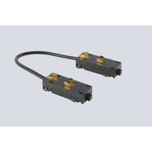 Соединитель питания угловой для накладного шинопровода 220V Crystal Lux Space 220 CLT 0.205 04 BL