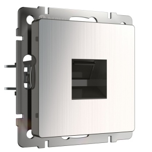 Розетка Ethernet RJ-45 (глянцевый никель) (a051079) Werkel Встраиваемые механизмы глянцевый никель W1181002