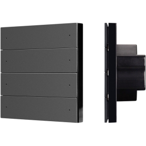 INTELLIGENT ARLIGHT Кнопочная панель SMART DALI-301-22-8K-D2-IN Black (BUS, Frameless) (IARL, IP20 Пластик) 060974