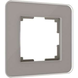 Рамка из стекла на пост дымчатый (a057874) Werkel Elite W0012417