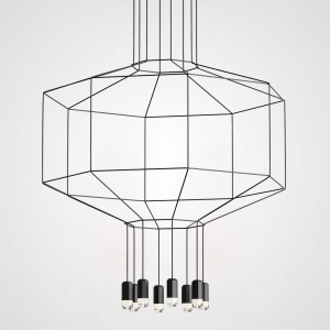 Подвесной светильник Via Wireflow polyhedral 0299 Octagonal