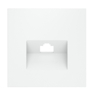 Накладка для розетки компьютерной RJ45 Voltum S70 VLS001302 (белый матовый)