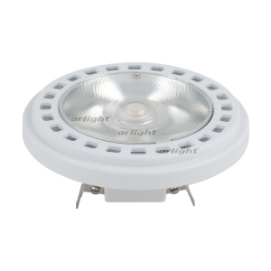 Лампа AR111-UNIT-G53-15W- Day4000 (WH, 24 deg, 12V) (Металл) 026886