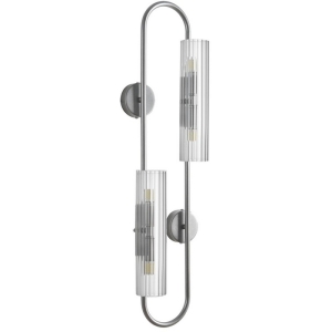 Бра Lumion Toronto 8258/4W серебро/прозрачный, металл/стекло G9 4*20W 220V