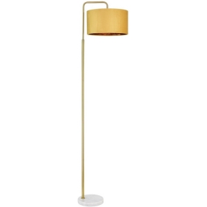 Торшер Lumion Velveta 8072/1F золото/желтый, металл/камень/текстиль E27 1*60W 220V