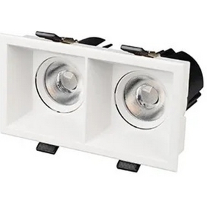 Светильник встраиваемый MS-FLOW-BUILT-S157x85-2x12W Warm3000 (WH, 55 deg, 230V) (Arlight, IP20 Металл) 055920