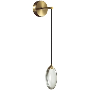 Бра подвесное с цоколем led светодиодное Odeon Light PURA 7159/3WL бронза/хрусталь/металл IP20 LED 3W 400Лм 3000K 220V