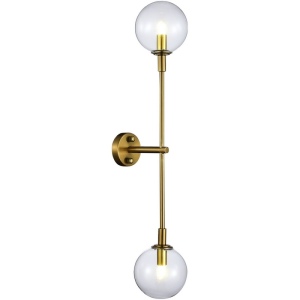Бра ST Luce Chieti SL1506.201.02 Золотистый/Прозрачный G9 2*5W