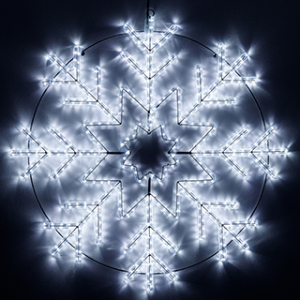 Фигура светодиодная ARD-SNOWFLAKE-M8-950x950-540LED White (230V, 33W) (Ardecoled, IP65, 1 год)