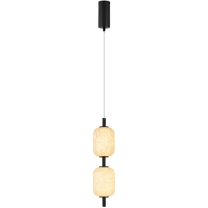 Подвесной светильник SP-CARAMELA-HANG-R120-7W Warm2700 (BK, 300 deg, 230V) (Arlight, IP20, Натуральный шелк) 056886