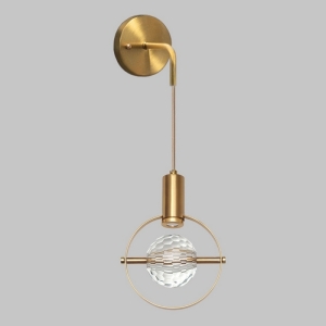 Бра светодиодное LED 3W, K9 кристалл,золотая бронза Imex CR.23454-1-W-GB-LED