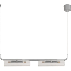 Подвесной светильник Lumion Toronto 8258/4 серебро/прозрачный, металл/стекло G9 4*20W 220V