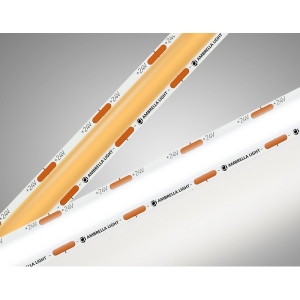 Светодиодная лента COB 616Led/19W m/ 24V IP20 4500K/ 5m*12mm*2mm (2 конт.) Ambrella Illumination GS4802