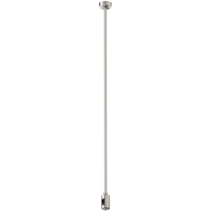 Крепление потолочное Long 700мм с вводом питания Flarity платина Maytoni Accessories for tracks Flarity TRA159C-B1-PT