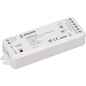 INTELLIGENT ARLIGHT Контроллер SMART-SPI-302-72-2G-RGB/RGBW-SUF (12-24V, ZigBee, 2.4G) (IARL, IP20 Пластик, 5 лет)